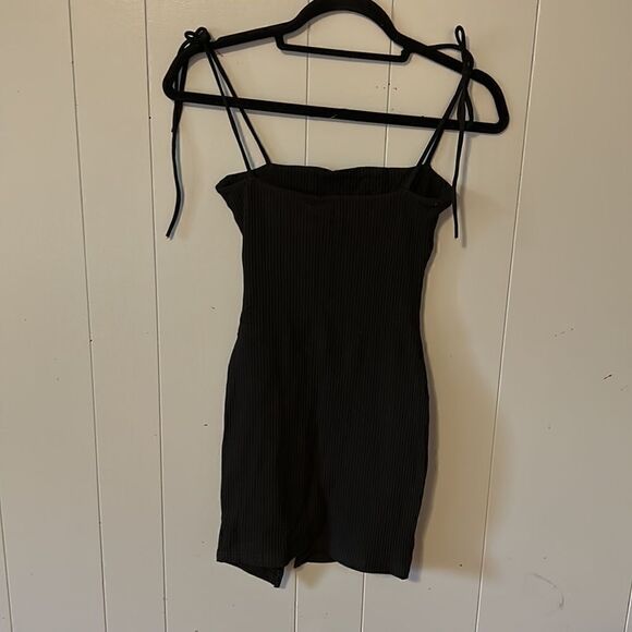 NWT Princess Polly Black Buxton Mini Dress Size 4 - Picture 4 of 4